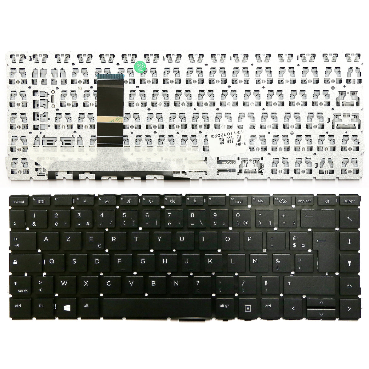 CLAVIER FRANÇAIS AZERTY POUR PC PORTABLE HP PROBOOK 440 G8 / 445 G8