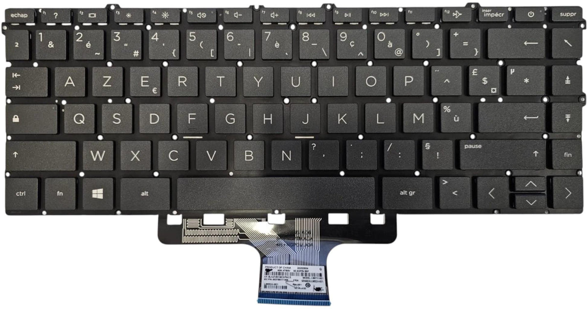 CLAVIER FRANÇAIS AZERTY POUR PC PORTABLE HP PAVILION X360 14-DW / 14-DV / 14-DY / 13-BB