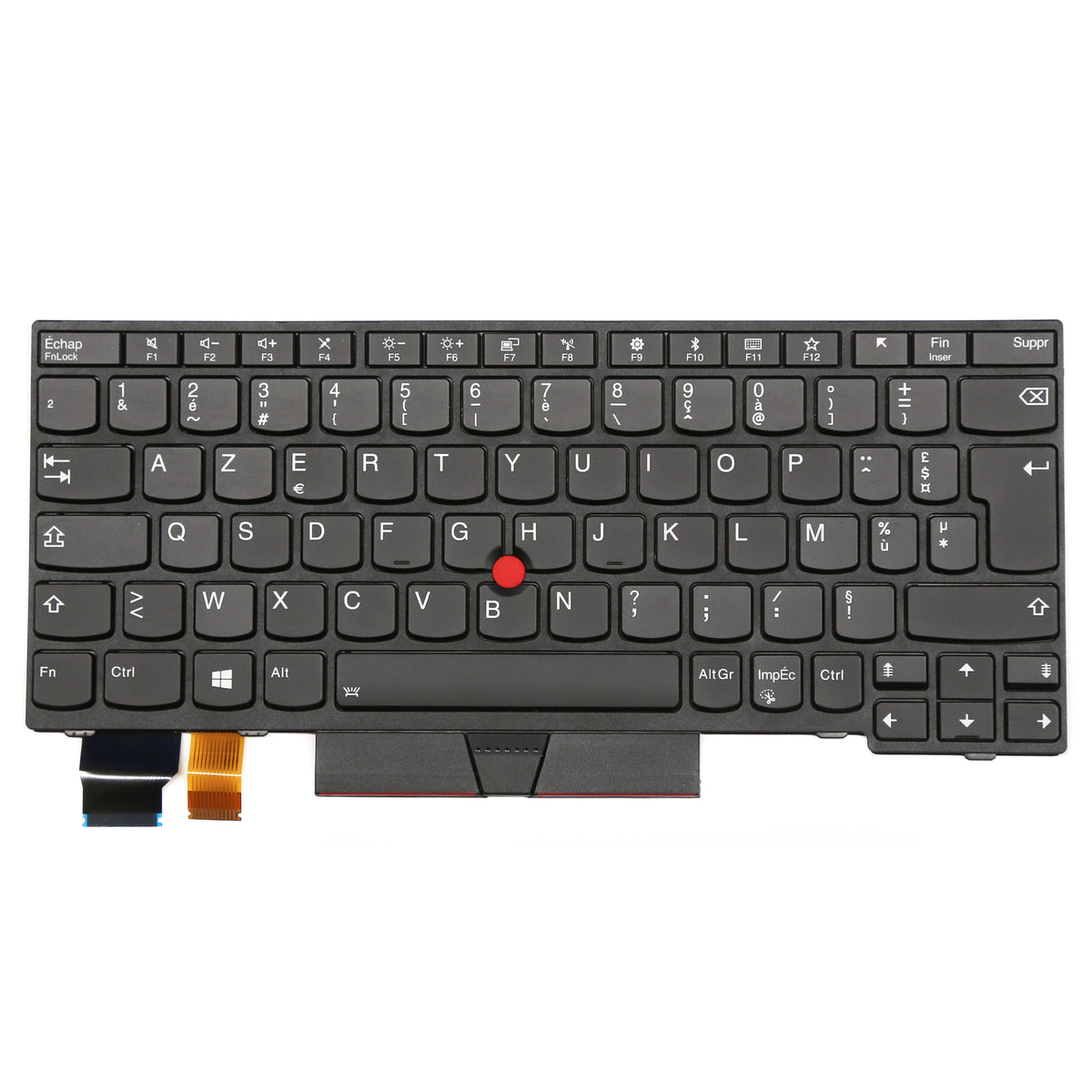 CLAVIER FRANÇAIS AZERTY POUR PC PORTABLE LENOVO YOGA GEN 2 X280 / X395 / X390 - SN20P33430 / 01YP000-1