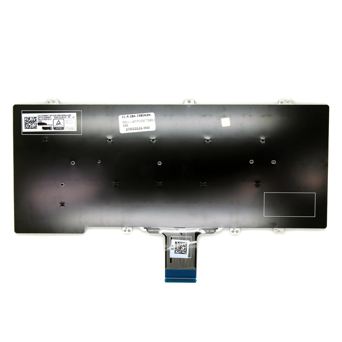 CLAVIER FRANÇAIS AZERTY POUR PC PORTABLE DELL LATITUDE 7280 / 7290 / 7380 / 7389 / 7390 / 5280 / 5288 / 5289-2