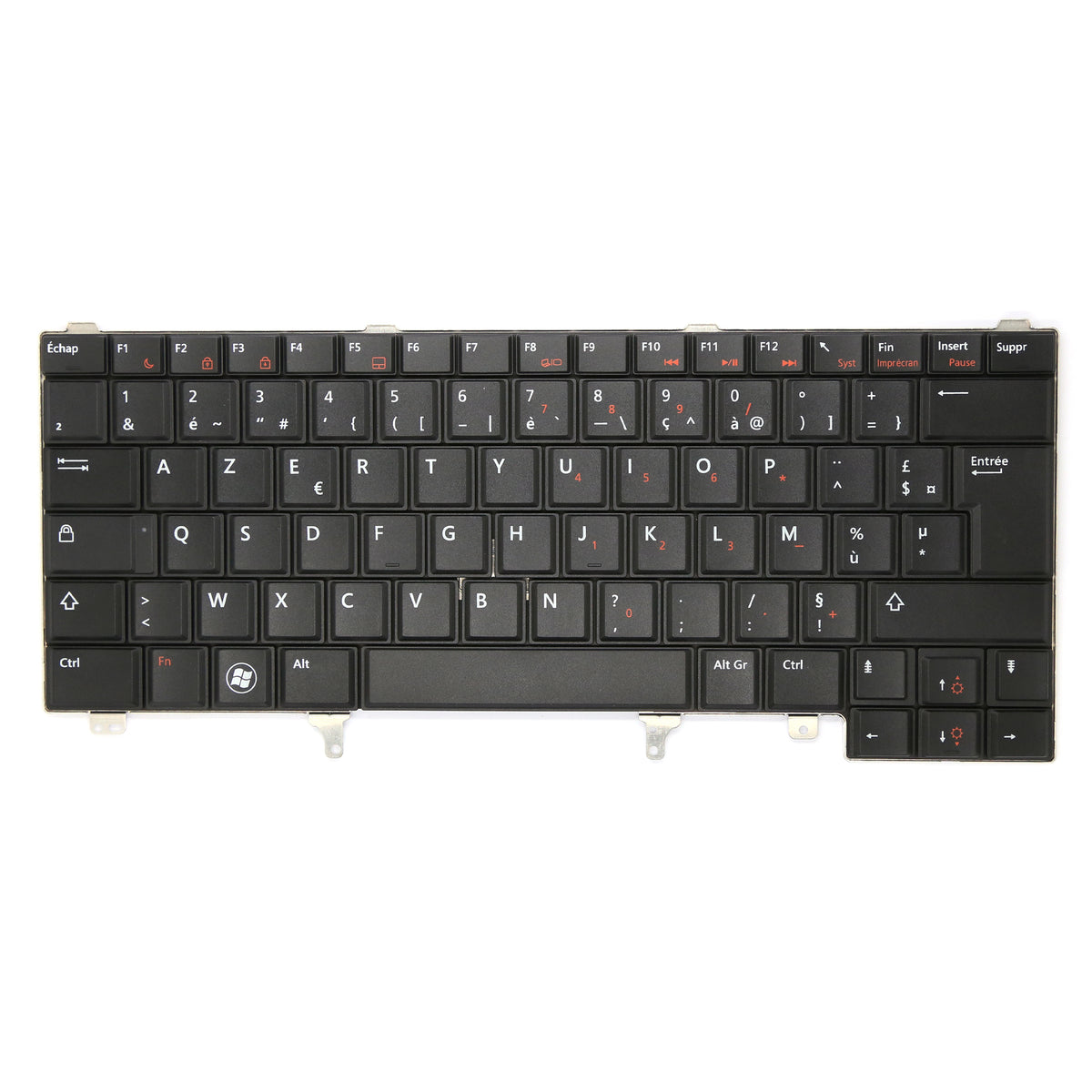 CLAVIER FRANÇAIS AZERTY POUR PC PORTABLE DELL LATITUDE E6440 / E6420 / E6430 / E5420M / E5420 / E5430 / E6320 / E6220 / E6230 - 08G016