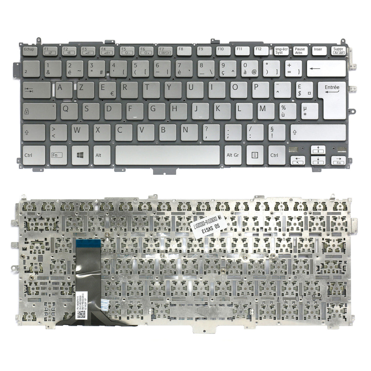 CLAVIER FRANÇAIS AZERTY POUR PC PORTABLE SONY VAIO SVP132 / SVP1321L1E / SVP1321L1E / SVP1321L1R