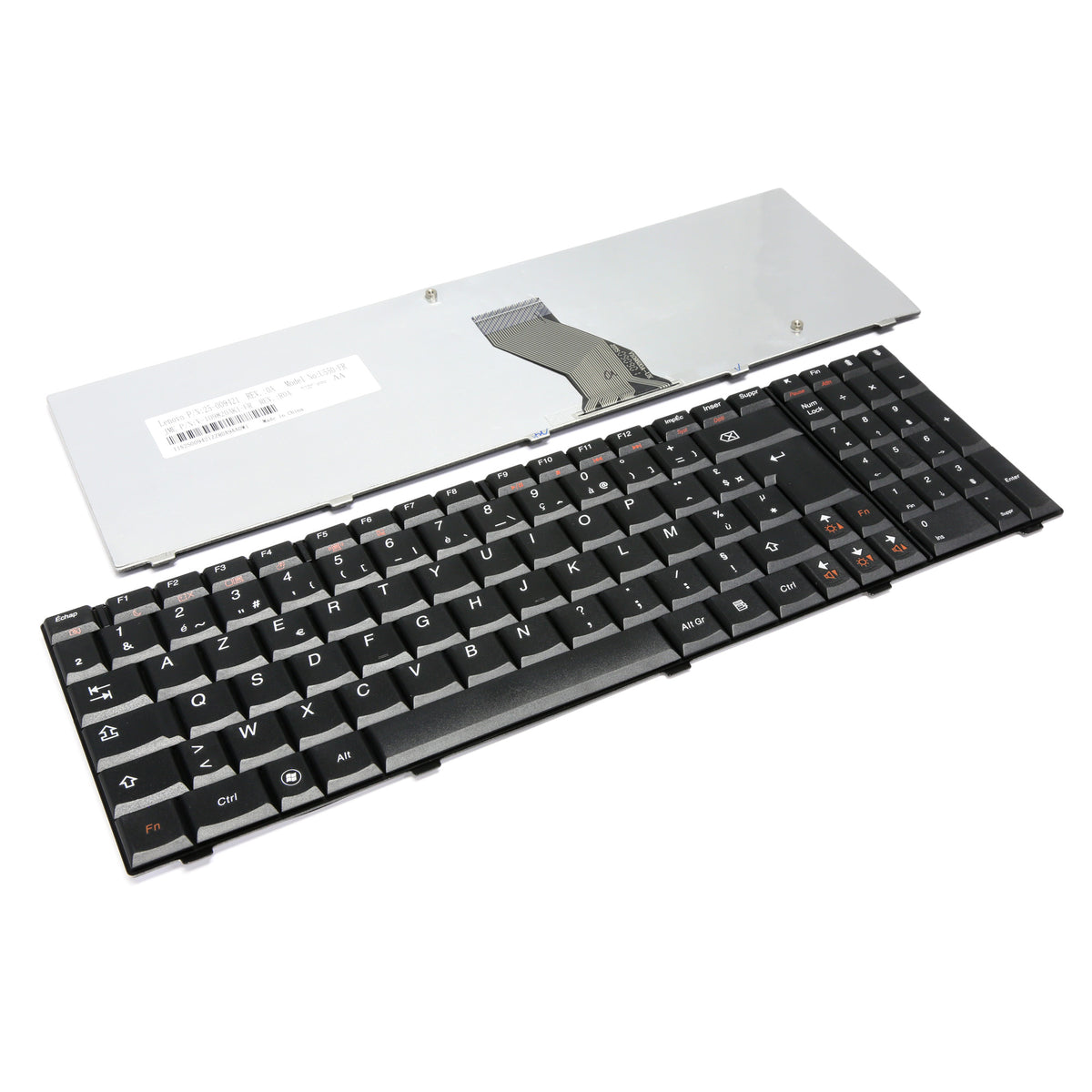 CLAVIER FRANÇAIS AZERTY POUR PC PORTABLE LENOVO U550 - V-109820AK1-FR / 25-009421 / 11S2500942