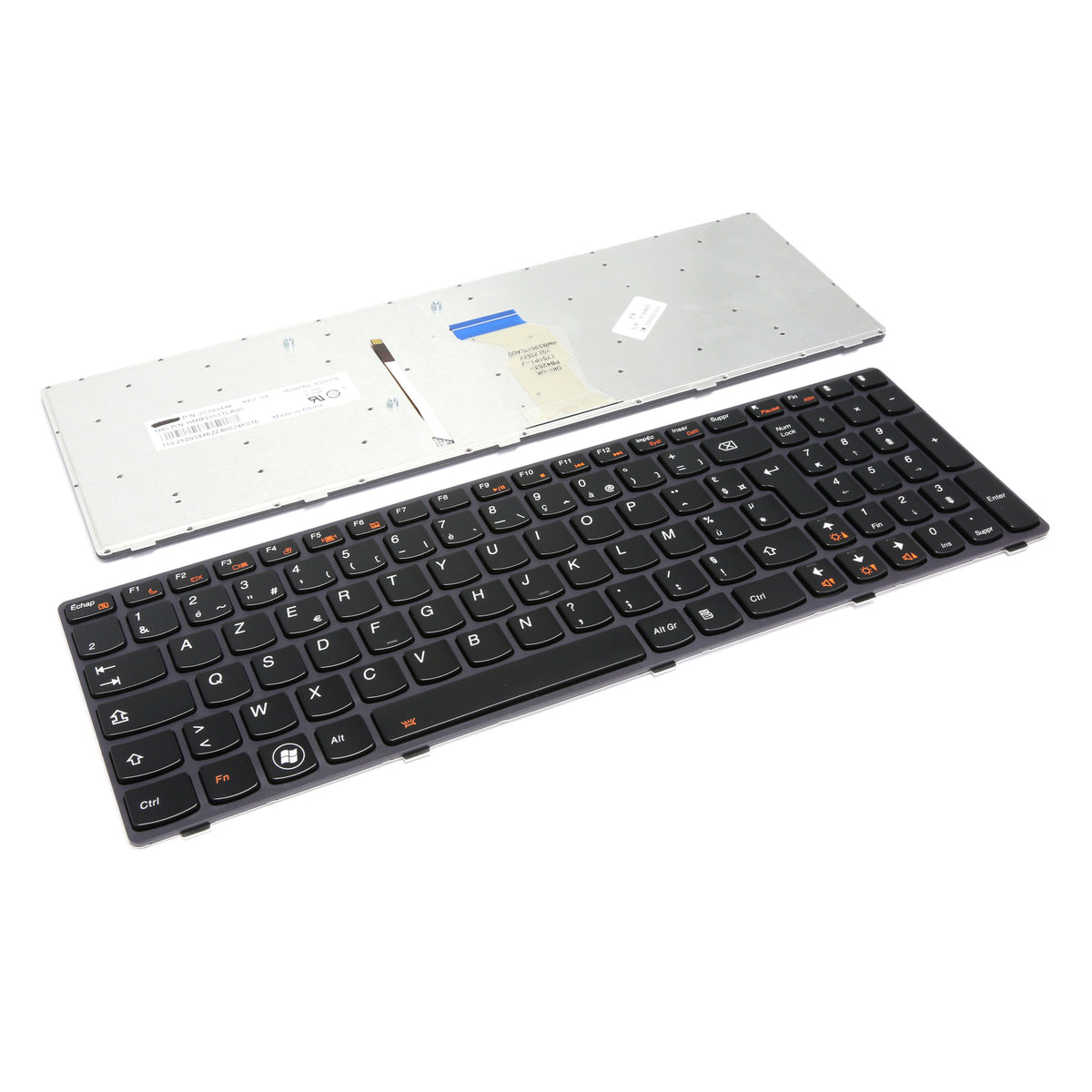 CLAVIER FRANÇAIS AZERTY POUR PC PORTABLE LENOVO IDEAPAD Y580 / Y580N / Y580NT
