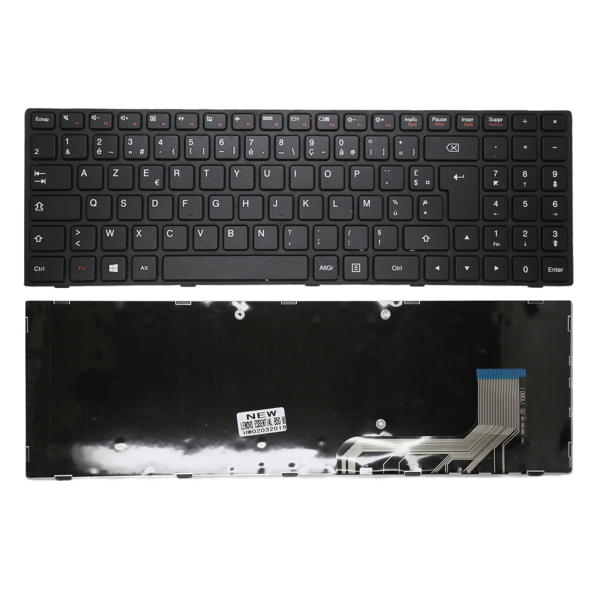 CLAVIER FRANÇAIS AZERTY POUR PC PORTABLE LENOVO ESSENTIAL B50-10 SERIES