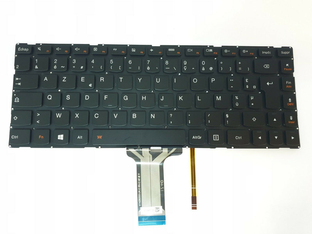 CLAVIER FRANÇAIS AZERTY POUR PC PORTABLE LENOVO YOGA 500-14 / 500-14IHW / 500-14ISK / 500-14IBD - 0KN0-HR1FR02-1