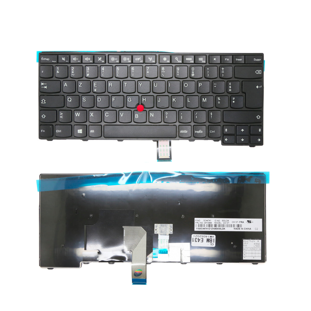 CLAVIER FRANÇAIS AZERTY POUR PC PORTABLE LENOVO THINKPAD T440 / T440P / T431 / T431S / T440S / T450 / T450S-1