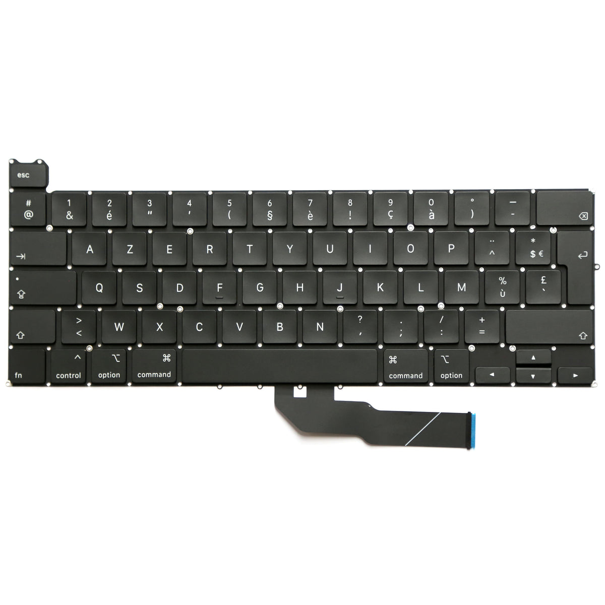 CLAVIER FRANÇAIS AZERTY POUR PC PORTABLE APPLE MacBook Pro 13" A2251 2020 EMC3348-1