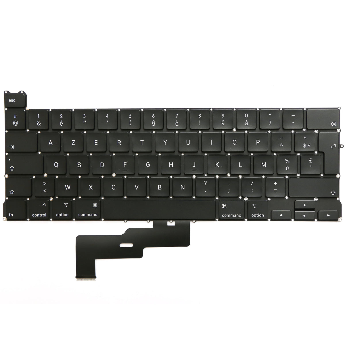 CLAVIER FRANÇAIS AZERTY POUR PC PORTABLE APPLE MacBook Pro 13" A2289 2020 EMC3456-1