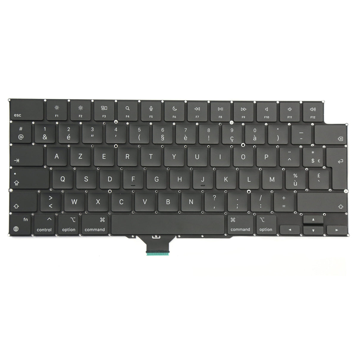CLAVIER FRANÇAIS AZERTY POUR PC PORTABLE APPLE MacBook Pro 14" M1 A2442 EMC 3650-1