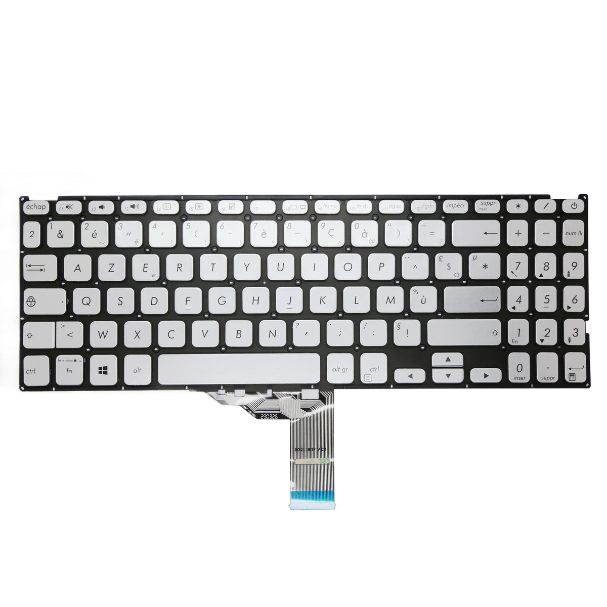 CLAVIER FRANÇAIS AZERTY POUR PC PORTABLE ASUS X512J X512JA / X512 / X512D / X512FA / X512F