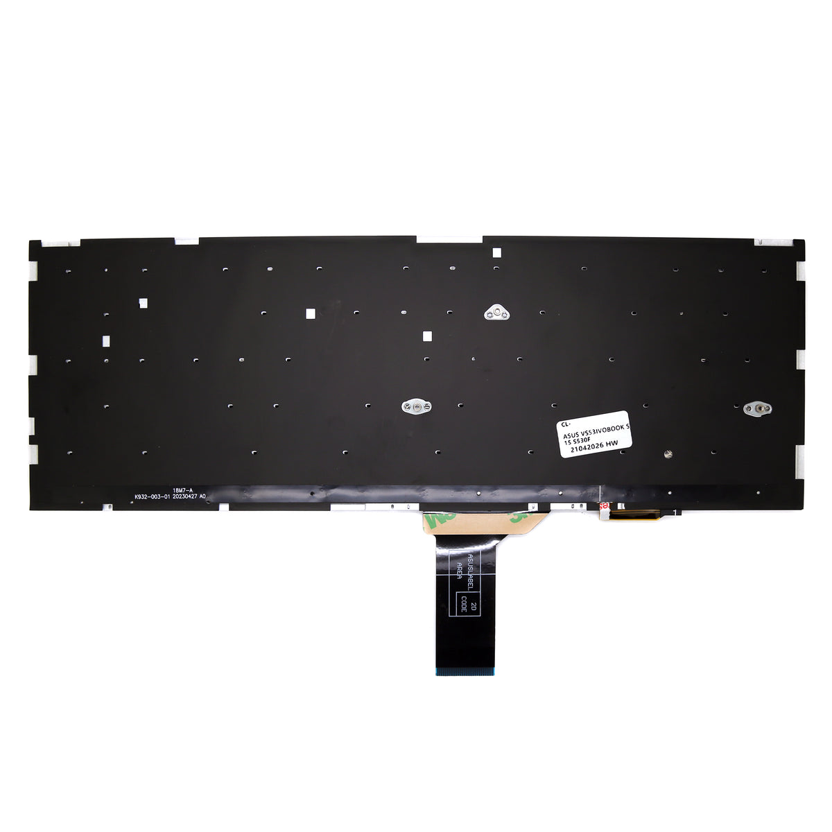 CLAVIER FRANÇAIS AZERTY POUR PC PORTABLE ASUS VIVOBOOK S15 S530 / X530 / X530FA / X530FN-4