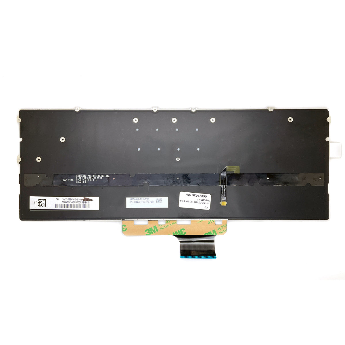 CLAVIER FRANÇAIS AZERTY POUR PC PORTABLE HP SPECTRE 13-AW / 13-AW0000 / 13-AW1000 / 13-AW2000 / 13T-AW000 + rétro-2