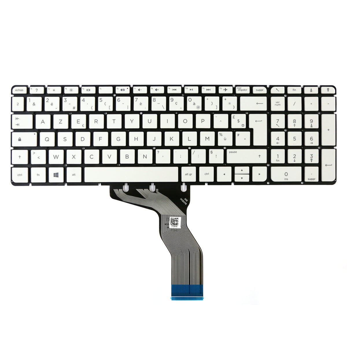 CLAVIER FRANÇAIS AZERTY POUR PC PORTABLE HP PAVILION 15-AH / 15-AK / 15-AQ / 15-AR / 15-AU / 15-AB - 843129-051-2