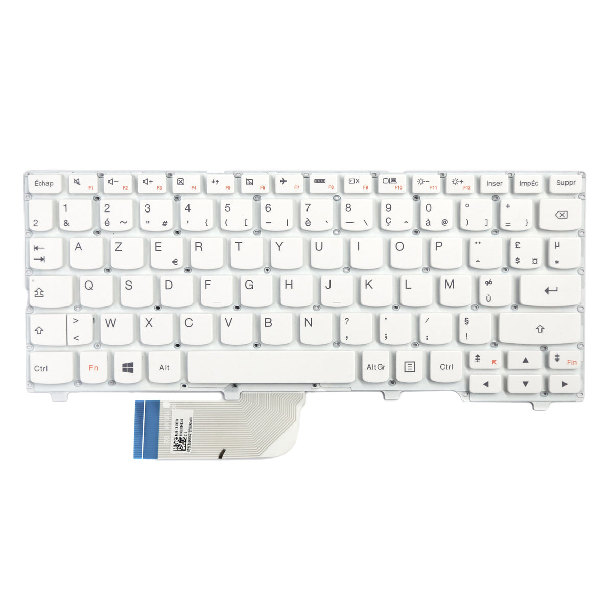 CLAVIER FRANÇAIS AZERTY POUR PC PORTABLE LENOVO IDEAPAD 100S-11IBY-1