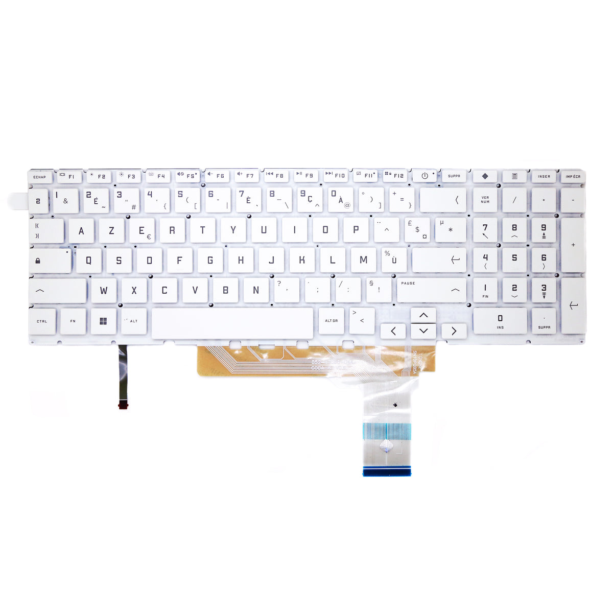 CLAVIER FRANÇAIS AZERTY POUR PC PORTABLE HP VICTUS 16-S / 16-S0000 / 16-S1000 / 16-D / 16T-D / 16-E + rétro-3