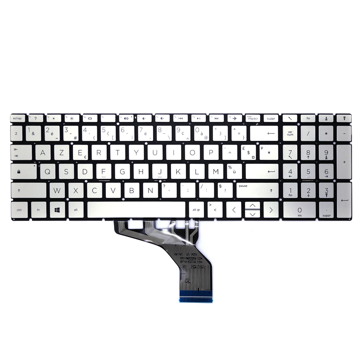 CLAVIER FRANÇAIS AZERTY POUR PC PORTABLE HP 15-CN / 15-CP / 15-DA / 15-DB / 15-DF / 15-DS-4