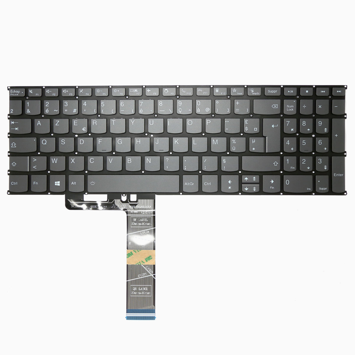 CLAVIER FRANÇAIS AZERTY POUR PC PORTABLE LENOVO IDEAPAD V15 G2-ALC / V15 G2-ITL