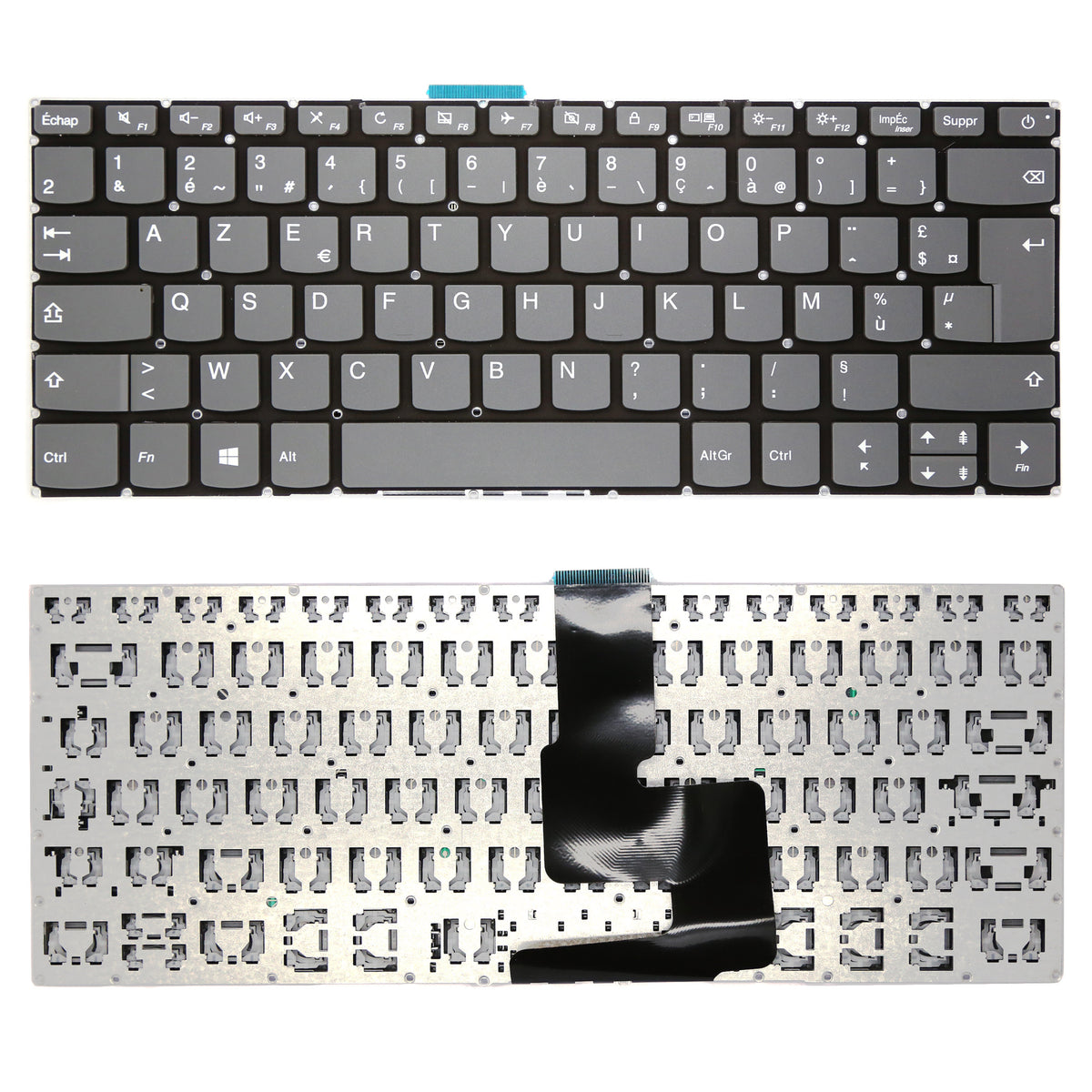 CLAVIER FRANÇAIS AZERTY POUR PC PORTABLE LENOVO IDEAPAD S130-14IGM / S145-14IIL / 520S-14IKB / 320S-15IKB / 320S-15ISK-1