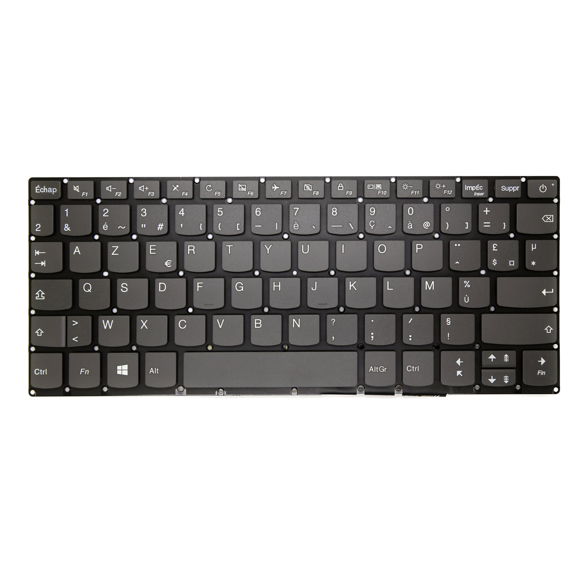 CLAVIER FRANÇAIS AZERTY POUR PC PORTABLE LENOVO IDEAPAD S130-11IGM / 120S-11IAP / 120S-11 / 130S-11IGM