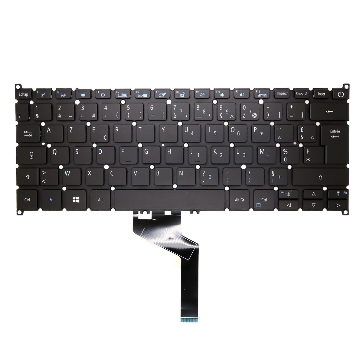 CLAVIER FRANÇAIS AZERTY POUR ACER SWIFT 15 SF514-51 / SF514-52 / SF514-53 + rétro-1