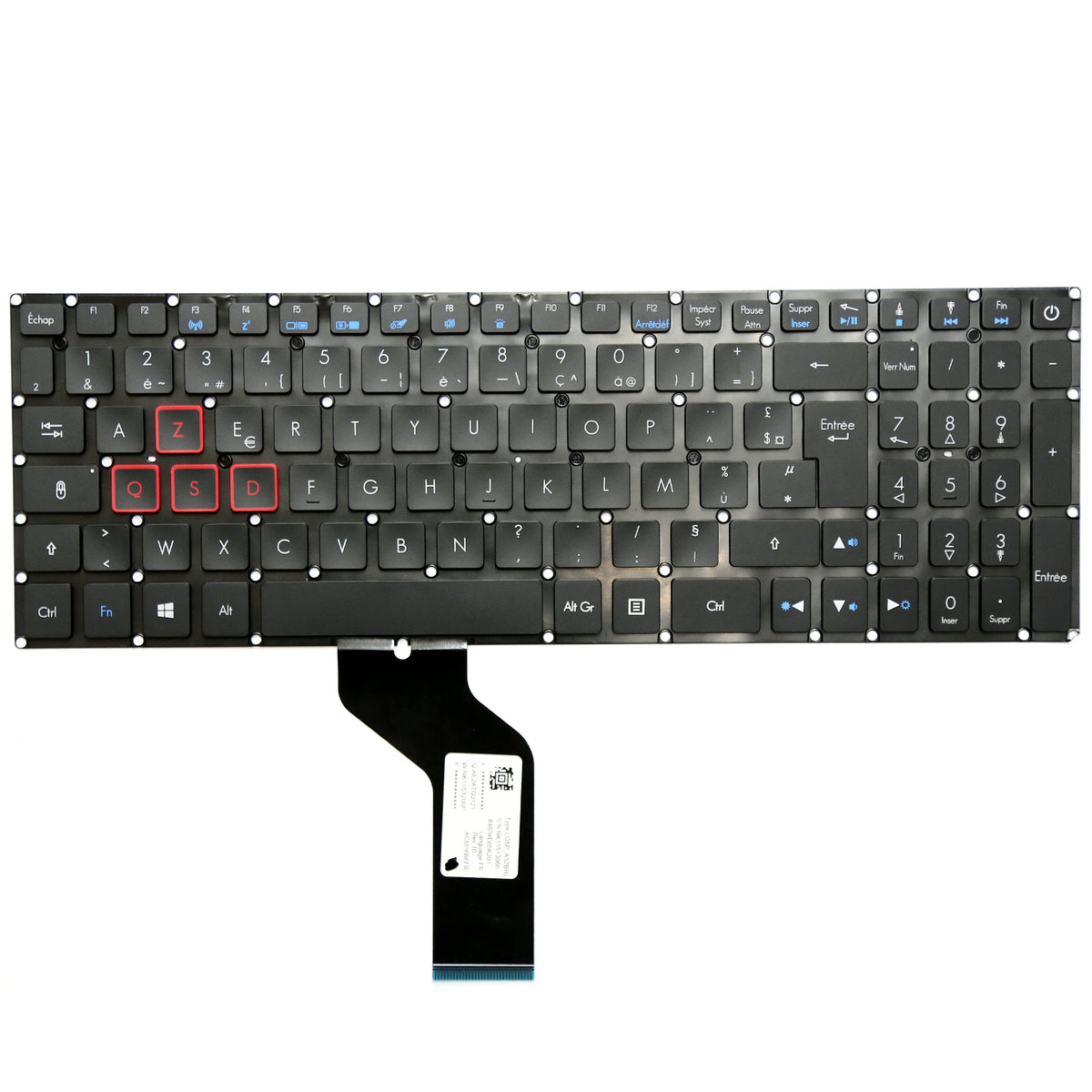 CLAVIER FRANÇAIS AZERTY POUR ACER ASPIRE VX5-591 / VX5-793 / VN7-593 / VN7-793 SERIES + rétro