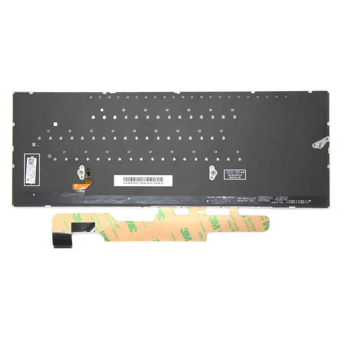 CLAVIER FRANÇAIS AZERTY POUR PC PORTABLE ASUS Zenbook Flip UX362F / UX362FA / Q326FA + rétro