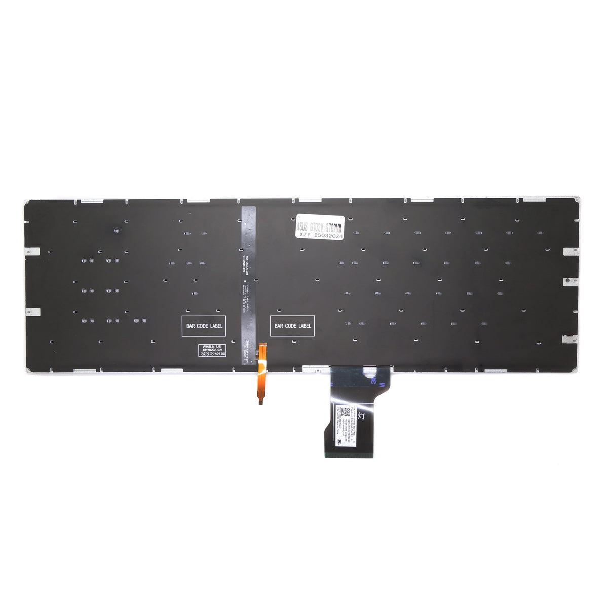 CLAVIER FRANÇAIS AZERTY POUR PC PORTABLE ASUS ROG Strix G702V / G702VM / G702VMK / G702VS / G702VSK / G702VT + rétro