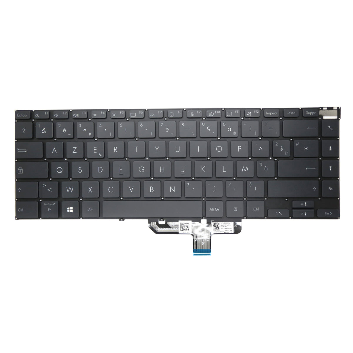 CLAVIER FRANÇAIS AZERTY POUR PC PORTABLE ASUS Zenbook 14X OLED UX5400E / UX5400EA / UX5400EG + rétro-1