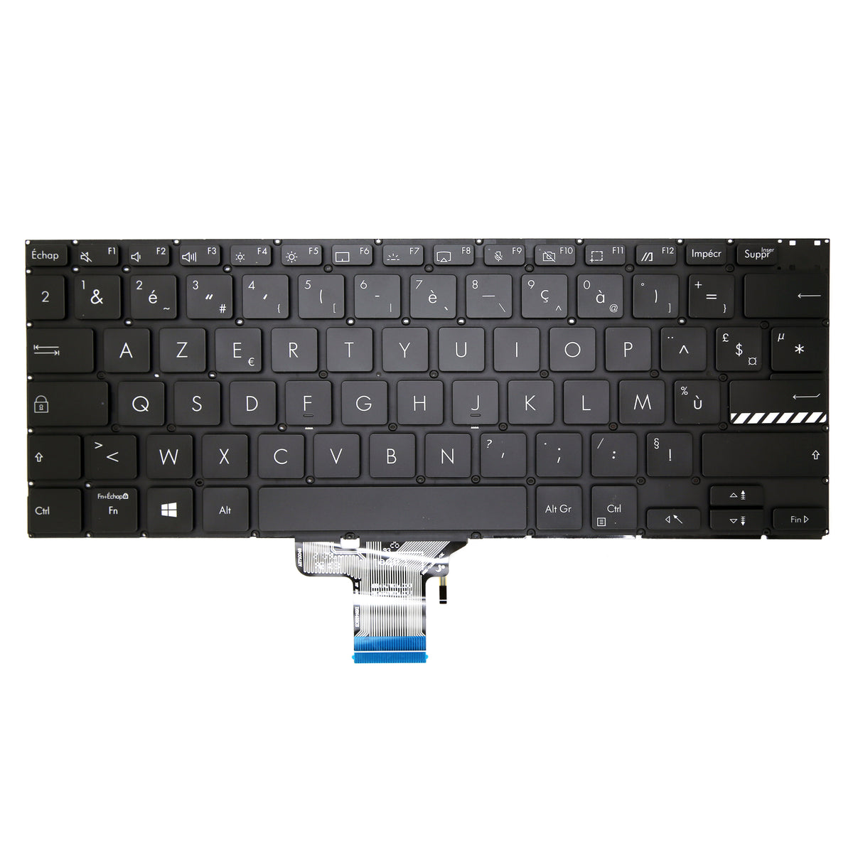 CLAVIER FRANÇAIS AZERTY POUR PC PORTABLE ASUS VIVOBOOK PRO 14 X3400 / M3400 / M3401 / M3400QA / M3401QC / X3400P / K3400P / X7400 / M7400Q / N7400 + rétro-2