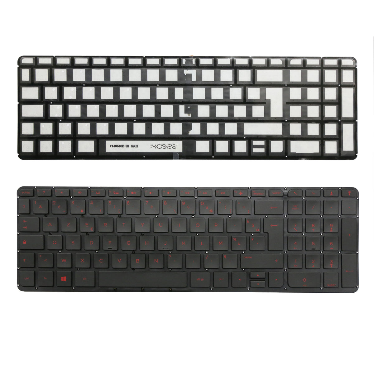 CLAVIER FRANÇAIS AZERTY POUR PC PORTABLE HP PAVILION 15-P / 17-F SERIES - V140646EK1 / 774833-051