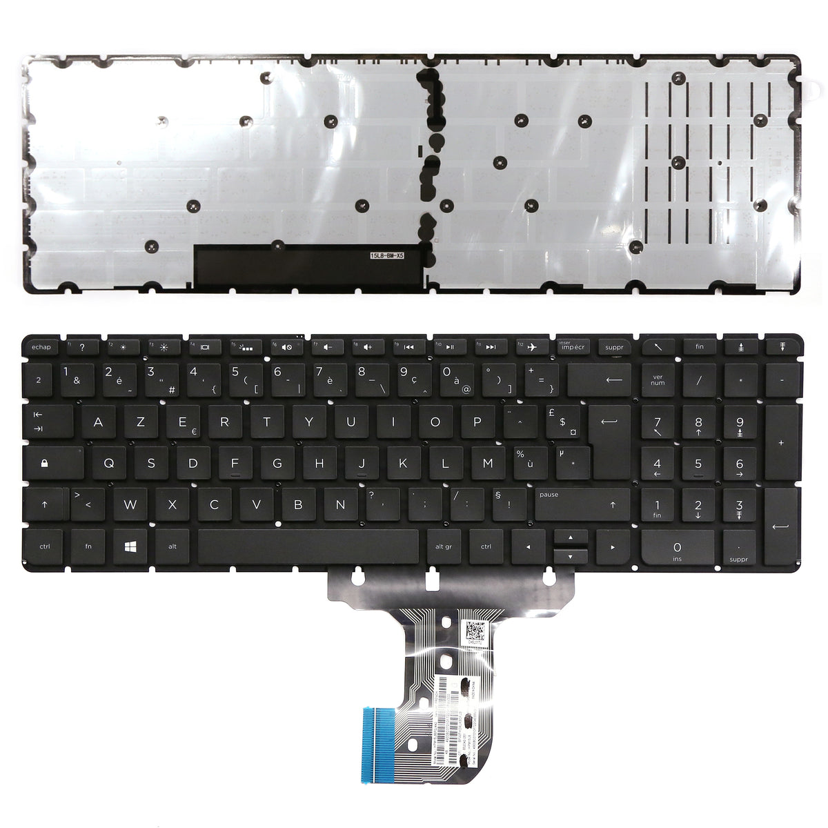 CLAVIER FRANÇAIS AZERTY POUR PC PORTABLE HP PAVILION 15-AC / 15-AF / 15-AY / 15-BA / 17-X / 17-Y SERIES-3