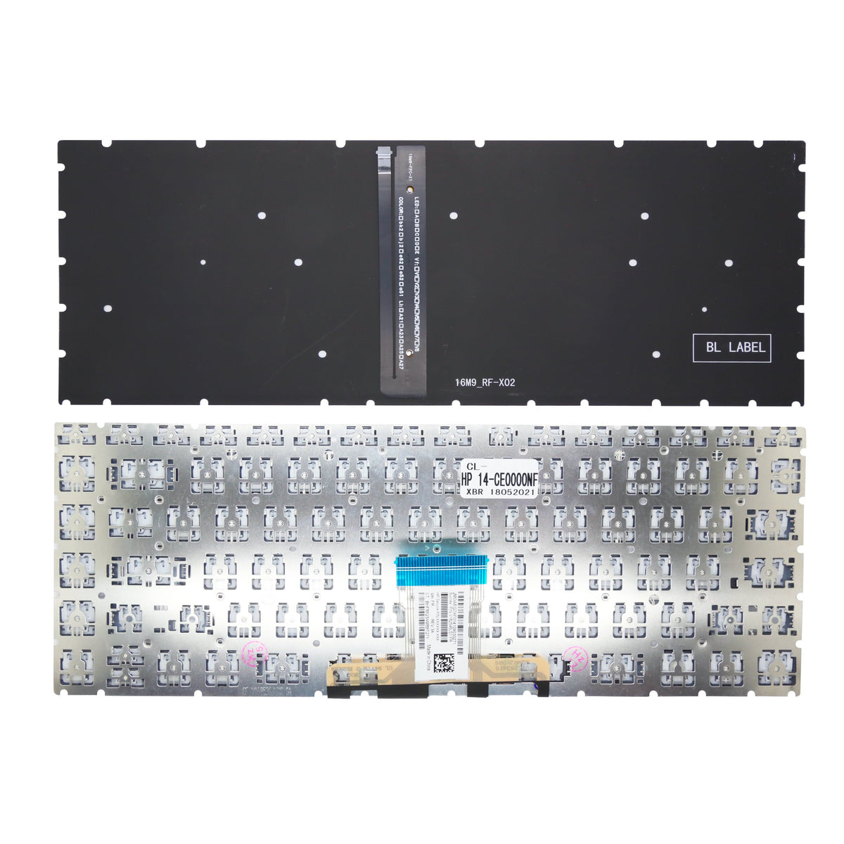 CLAVIER FRANÇAIS AZERTY POUR PC PORTABLE HP PAVILION X360 14-CE SERIES - V162546LS1 + rétro-2