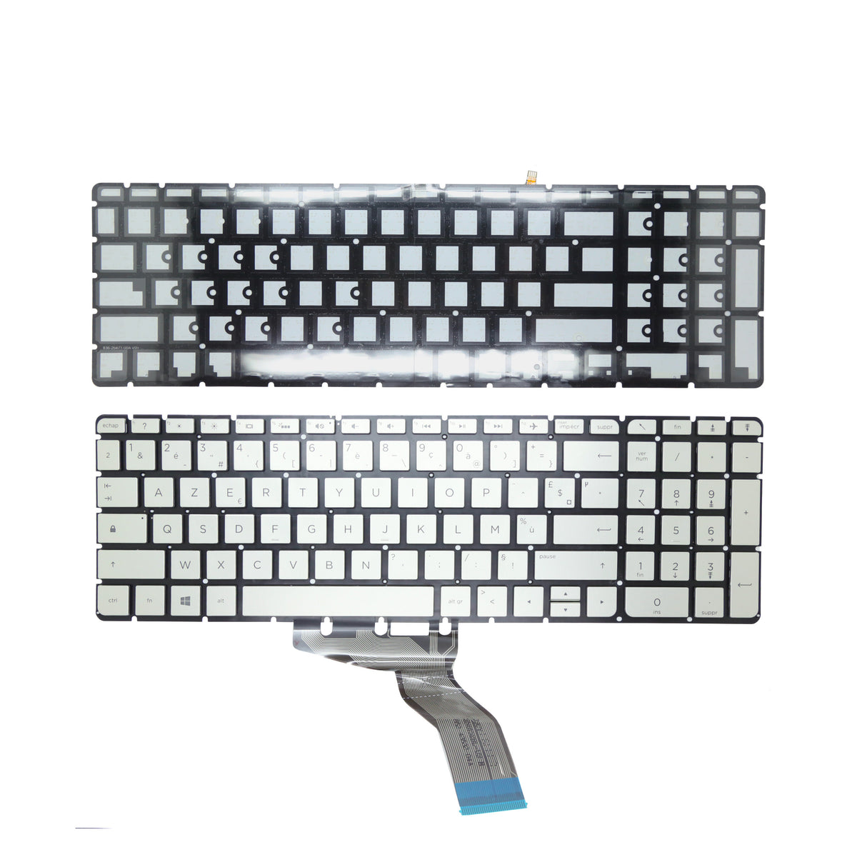 CLAVIER FRANÇAIS AZERTY POUR PC PORTABLE HP OMEN 15-AX / 17-W + rétro-1