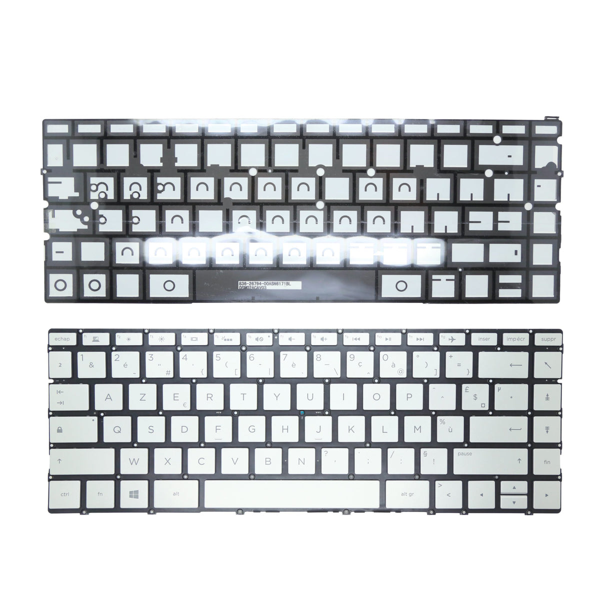 CLAVIER FRANÇAIS AZERTY POUR PC PORTABLE HP ENVY X360 13-AD / 13-AG / 13-AH / 13-AF / 13-AC / 13-AN / 13-AQ + rétro-2