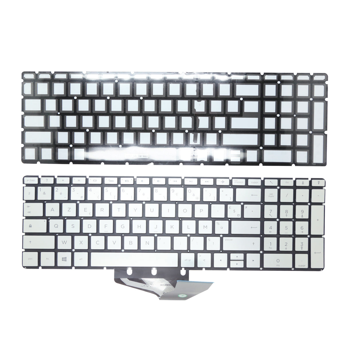 CLAVIER FRANÇAIS AZERTY POUR PC PORTABLE HP ENVY X360 15-BP / 15-BP003NF / 15-BP005NF / 15-BP006NF - rétro