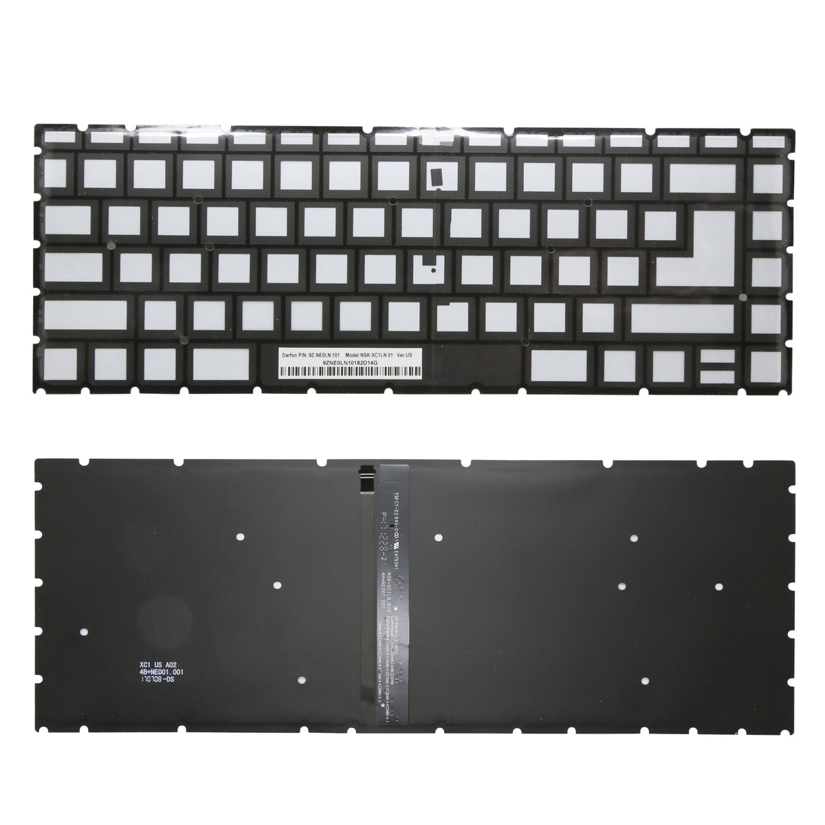 CLAVIER FRANÇAIS AZERTY POUR PC PORTABLE HP PAVILION 14-BF / 14-BK / 14-CE SERIES + rétro-2