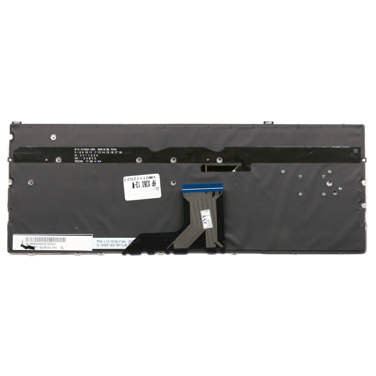 CLAVIER FRANÇAIS AZERTY POUR PC PORTABLE HP SPECTRE X360 13-AC / 13-W / 13-AE / 13-AD141NG - SG-85000-XFA / SN6161BL + rétro-2