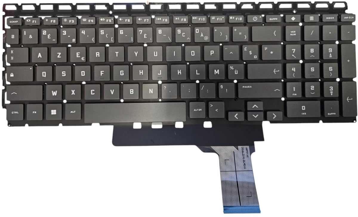 CLAVIER FRANÇAIS AZERTY POUR PC PORTABLE HP VICTUS 15-FA / 15-FB SERIES + rétro