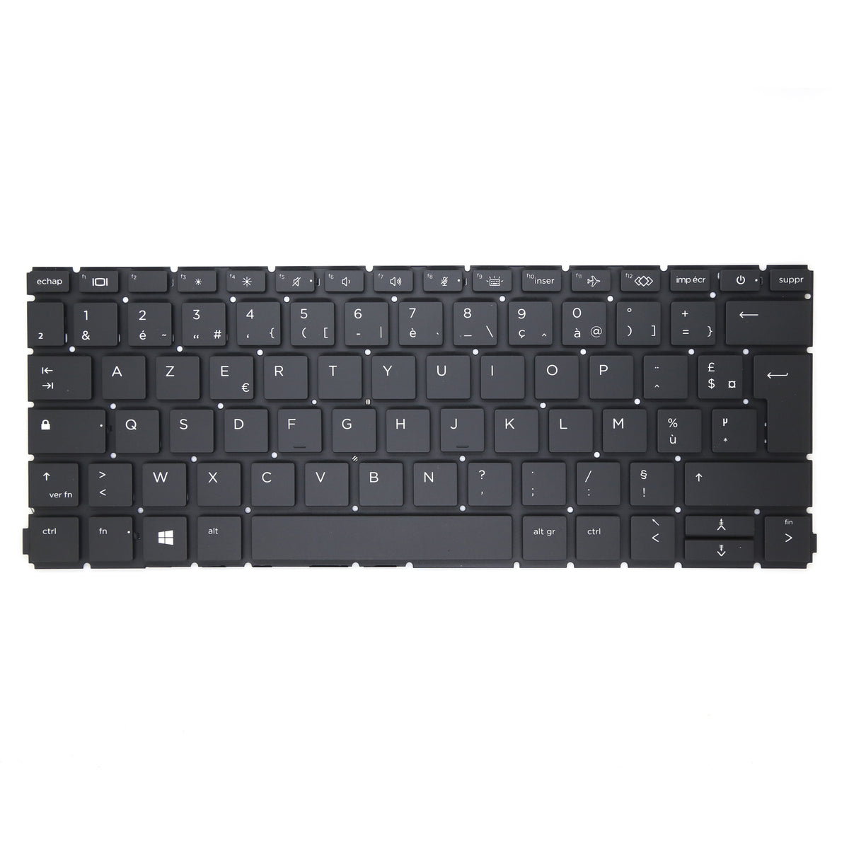 CLAVIER FRANÇAIS AZERTY POUR PC PORTABLE HP PROBOOK 635 AERO G8 - 6037B0167101 / SKH23017BL-FR + rétro-2