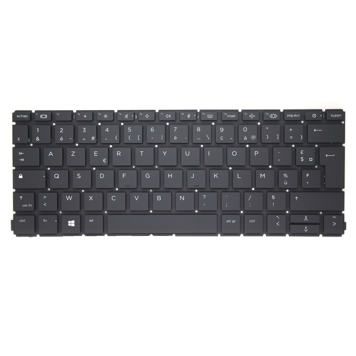 CLAVIER FRANÇAIS AZERTY POUR PC PORTABLE HP Pro x360 435 G9 / 435 G10 - 812-02266-00B / SN6196BL / 6037B0167101 + rétro-3
