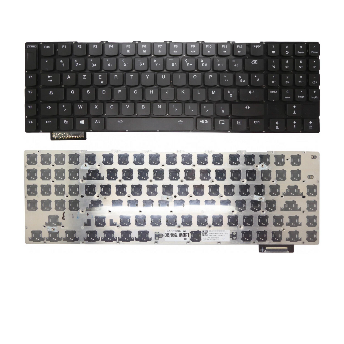 CLAVIER FRANÇAIS AZERTY POUR PC PORTABLE LENOVO LEGION Y920-17IKB / IDEAPAD Y900-17ISK