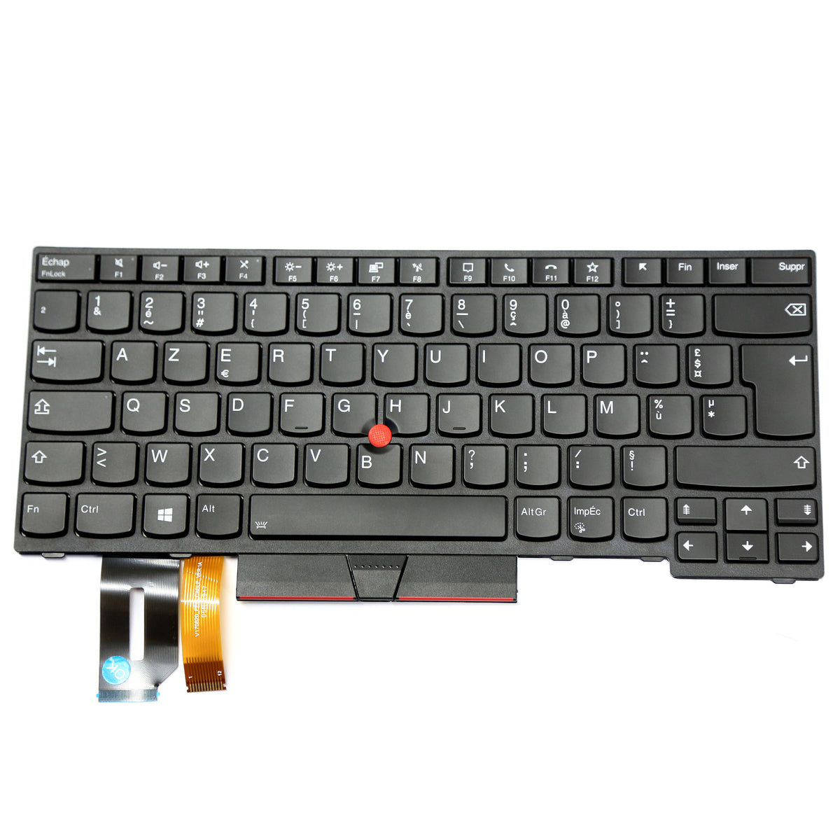 CLAVIER FRANÇAIS AZERTY POUR PC PORTABLE LENOVO THINKPAD P14S GEN 1 / P14S GEN 2 - V170820DK2