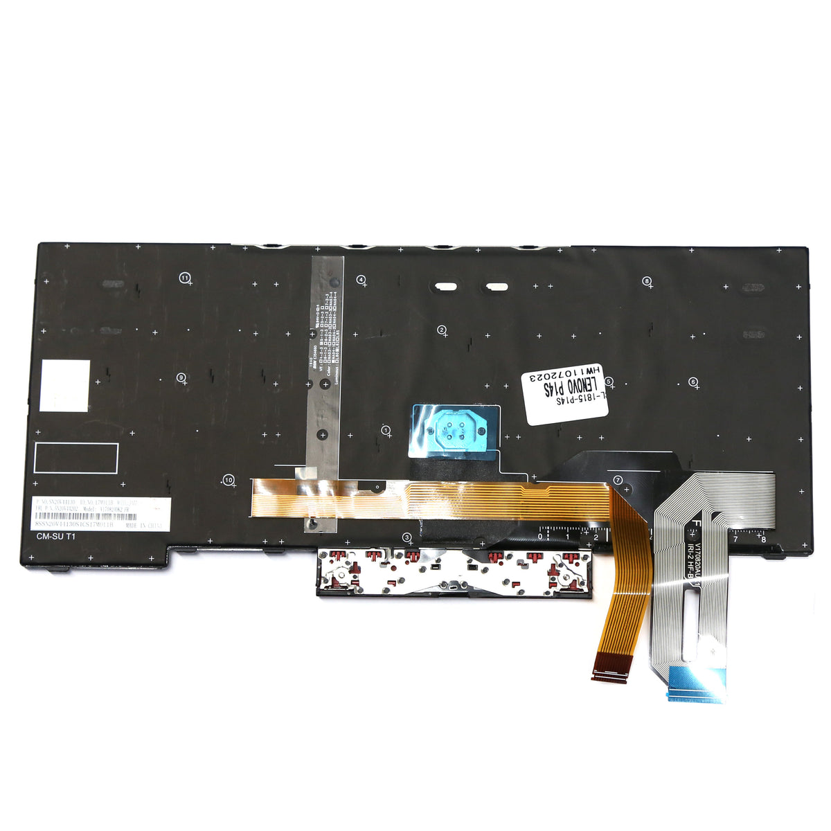 CLAVIER FRANÇAIS AZERTY POUR PC PORTABLE LENOVO THINKPAD P14S GEN 1 / P14S GEN 2 - V170820DK2-2