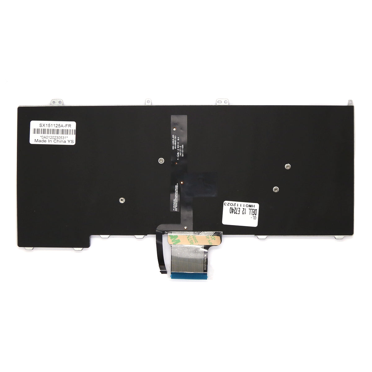 CLAVIER FRANÇAIS AZERTY POUR PC PORTABLE DELL LATITUDE 7000 / E7240 / E7440 + rétro-2