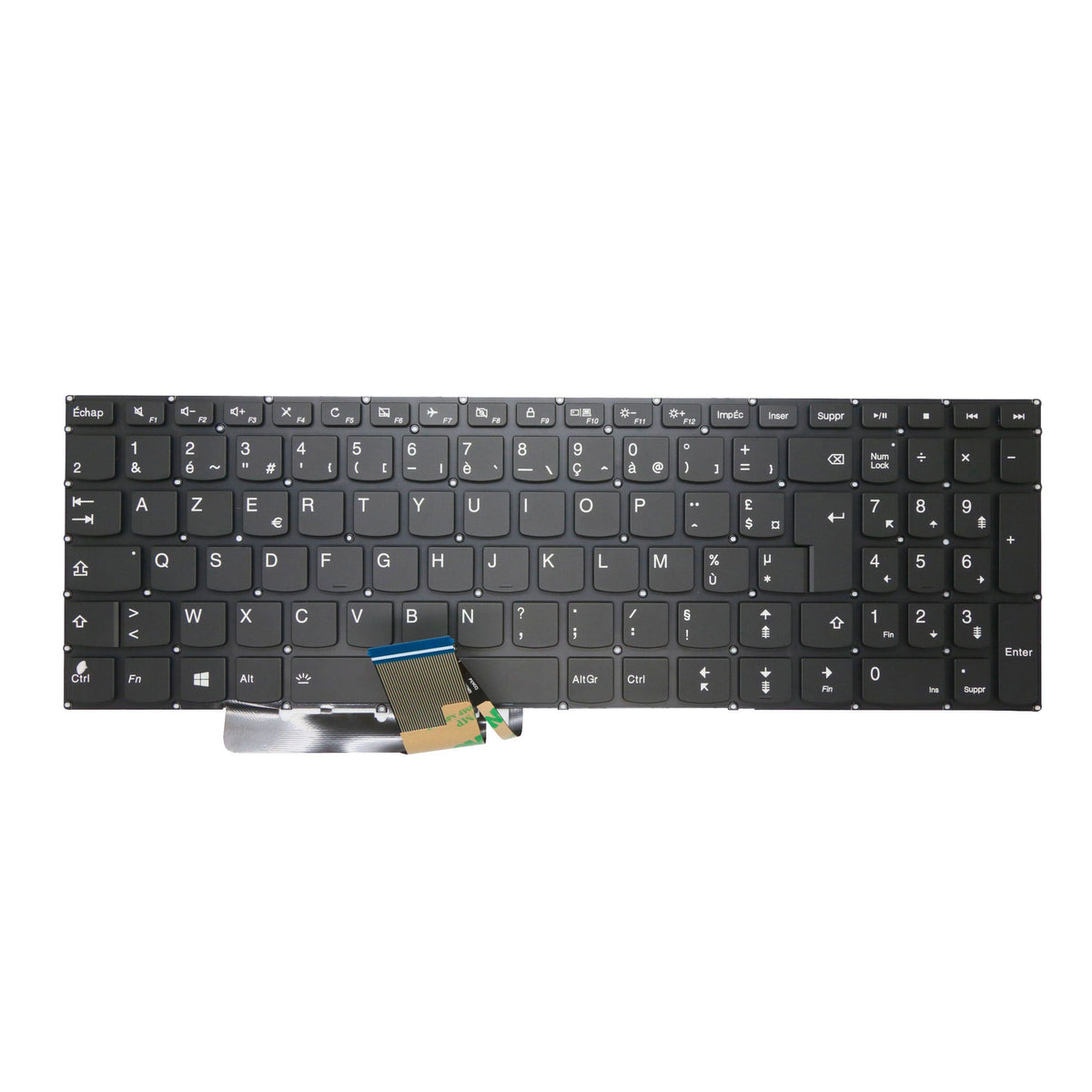 CLAVIER FRANÇAIS AZERTY POUR PC PORTABLE LENOVO IDEAPAD V310-15IKB / V310-15ISK / 310-15IAP / 310-15ABR