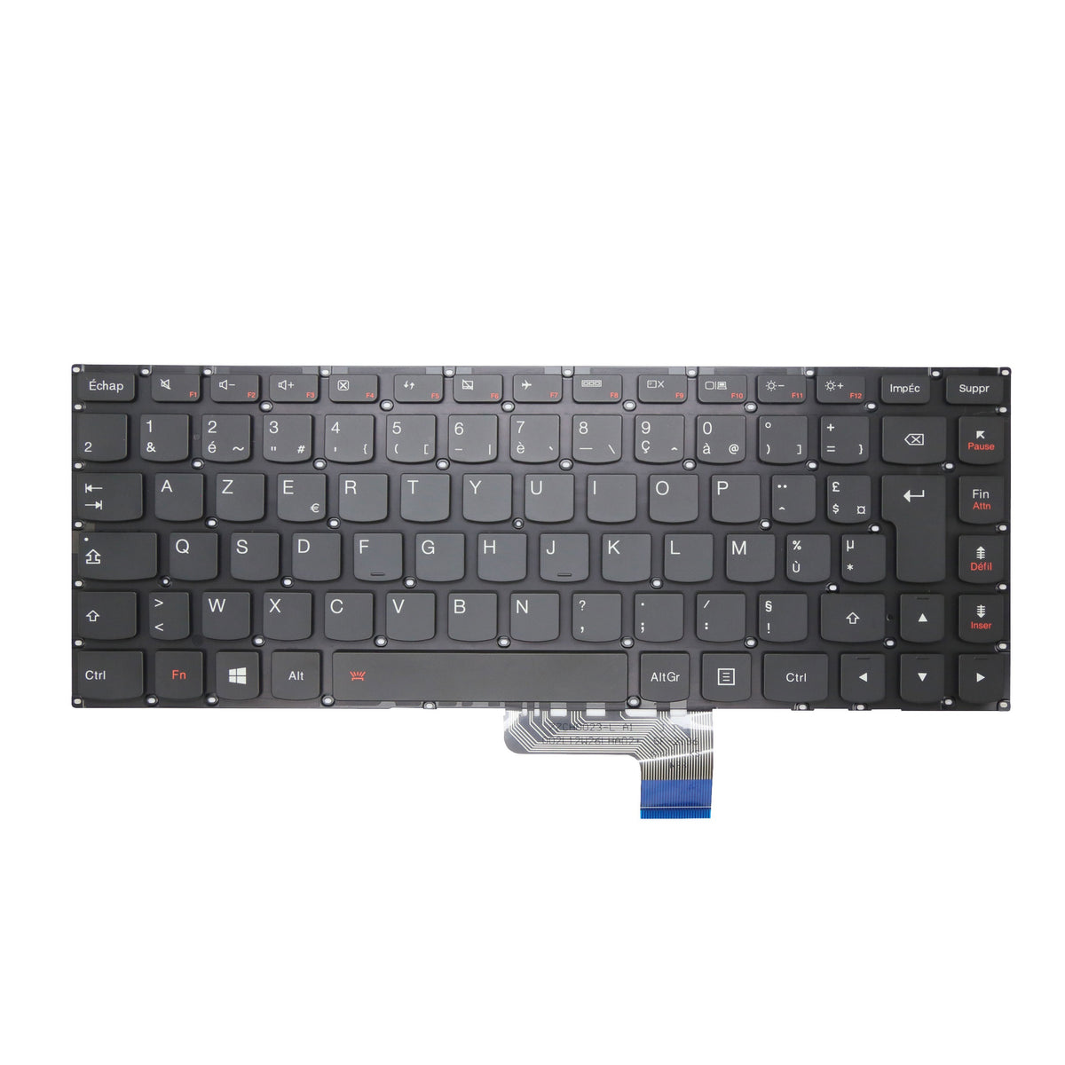 CLAVIER FRANÇAIS AZERTY POUR PC PORTABLE LENOVO IDEAPAD YOGA 2 13 / YOGA 3 14 E31-70 / E31-80