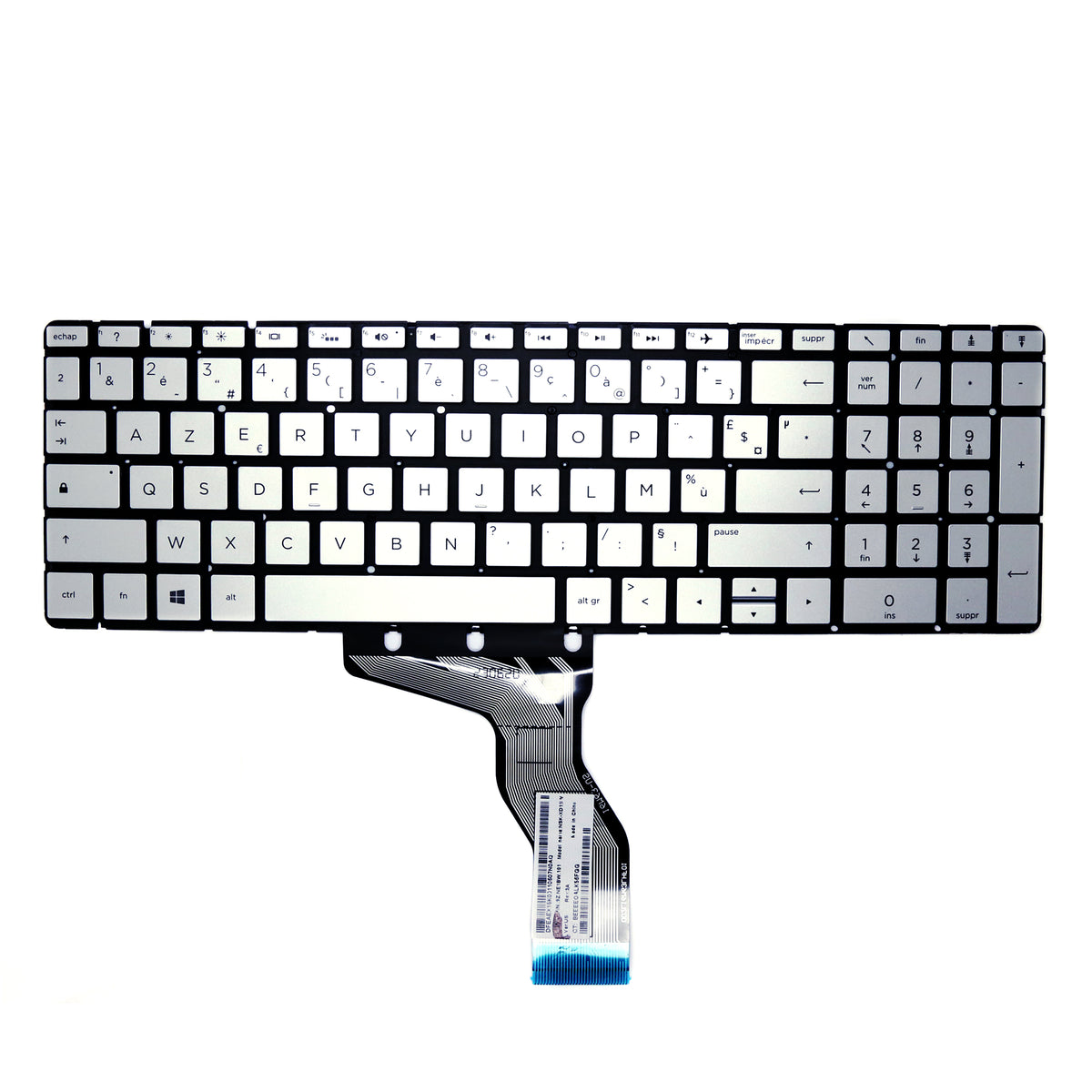 CLAVIER FRANÇAIS AZERTY POUR PC PORTABLE HP 250 G6 / 255 G6 / 256 G6 / 258 G6 / 15-BW SERIES-4