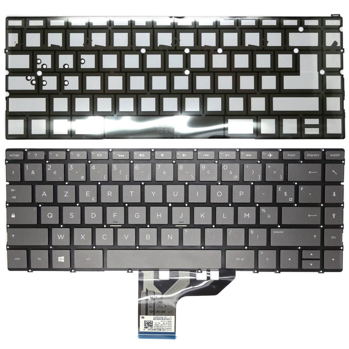 CLAVIER FRANÇAIS AZERTY POUR PC PORTABLE HP ENVY X360 13-AD / 13-AG / 13-AH / 13-AF / 13-AC / 13-AN / 13-AQ + rétro-3
