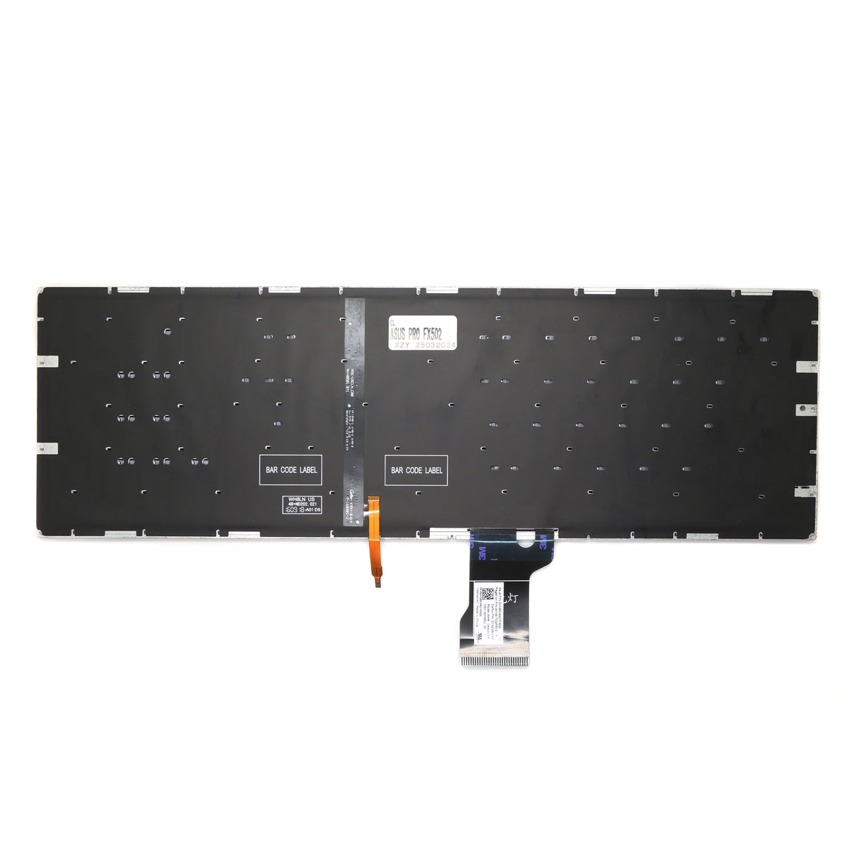 CLAVIER FRANÇAIS AZERTY POUR PC PORTABLE ASUS FX502 / FX502VE / FX502VM / FX502VD / FX502V / FX502VS + rétro